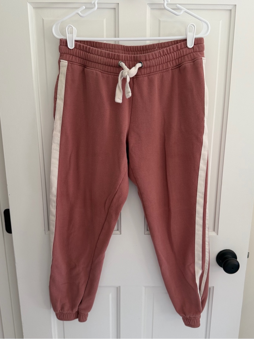 Cotton On Mauve Side Stripe Fleece Jogger‎ Sweatpants Medium